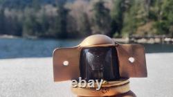 Vintage PERKO Bronze white running light GLASS LENS navigation Light Boat Parts