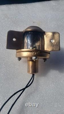 Vintage PERKO Bronze white running light GLASS LENS navigation Light Boat Parts