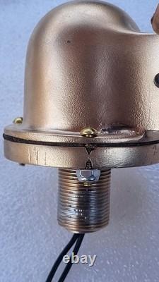 Vintage PERKO Bronze white running light GLASS LENS navigation Light Boat Parts