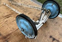 Vintage Pedal Car Parts Wheels Unknown Maker Repair Restore Boat Front Rear