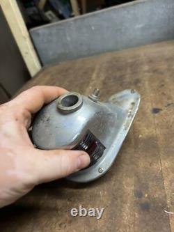 Vintage Perko Boat Ship Maritime Brass Blue Red Glass Bow Light Lamp Parts USA