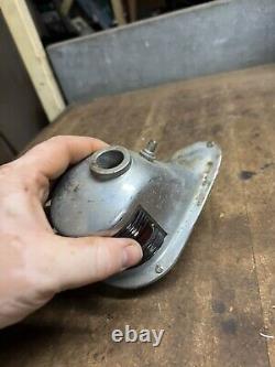 Vintage Perko Boat Ship Maritime Brass Blue Red Glass Bow Light Lamp Parts USA