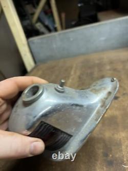 Vintage Perko Boat Ship Maritime Brass Blue Red Glass Bow Light Lamp Parts USA