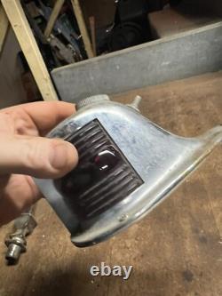 Vintage Perko Boat Ship Maritime Brass Blue Red Glass Bow Light Lamp Parts USA