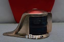 Vintage Perko Bow Light Glass Early Rare Classic Wood Boat Chris Craft 444