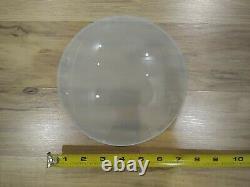Vintage Perko Marine Frosted Glass Dome Light Lense 7 1/2 #132 Boat Part