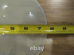 Vintage Perko Marine Frosted Glass Dome Light Lense 7 1/2 #132 Boat Part