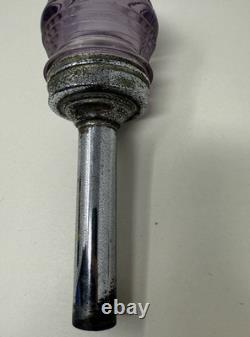Vintage Perko Purple Beehive Glass Stern Boat Light For Parts / Repair