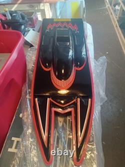 Vintage Phantom 28 RC Boat with Original Box PLEASE READ NO REMOTE FOR PARTS (BB)