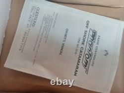 Vintage Phantom 28 RC Boat with Original Box PLEASE READ NO REMOTE FOR PARTS (BB)