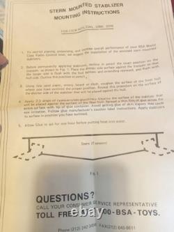 Vintage Phantom 28 RC Boat with Original Box PLEASE READ NO REMOTE FOR PARTS (BB)