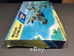 Vintage Playfix Kits Military Flying Boat Kit, Intact Parts, 1/72 NIB/Un-built