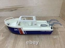 Vintage Playmobil 3599 Ship Coast Guard Boat Parts and Pieces Incomplete Set