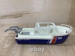 Vintage Playmobil 3599 Ship Coast Guard Boat Parts and Pieces Incomplete Set