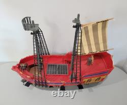 Vintage Playmobil 3940 Large Pirate Ship Galleon INCOMPLETE FOR PARTS & PIECES