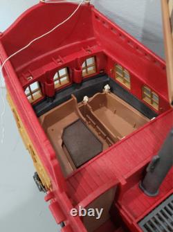 Vintage Playmobil 3940 Large Pirate Ship Galleon INCOMPLETE FOR PARTS & PIECES