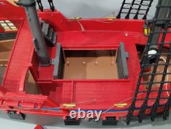 Vintage Playmobil 3940 Large Pirate Ship Galleon INCOMPLETE FOR PARTS & PIECES