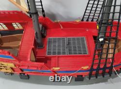 Vintage Playmobil 3940 Large Pirate Ship Galleon INCOMPLETE FOR PARTS & PIECES