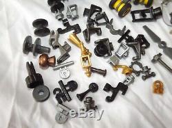 Vintage Playmobil Parts Lot Connectors, Wheels, Sconces, Hardware, Boat, Lights