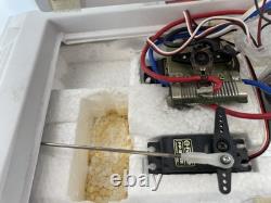 Vintage Playtron Candy High Speed R/C E. P. Boat With Box Untested Parts Only