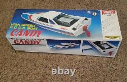 Vintage Playtron High Speed R/C E. P. Boat Candy With Box Untested Parts Only