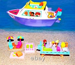 Vintage Polly Pocket Fun Cruise Boating World 1997 Bluebird Toys