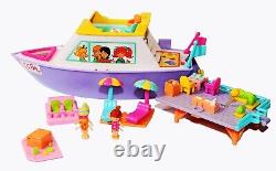 Vintage Polly Pocket Fun Cruise Boating World 1997 Bluebird Toys