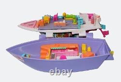 Vintage Polly Pocket Fun Cruise Boating World 1997 Bluebird Toys