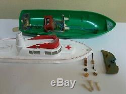 Vintage Prefo Titan Boat Ship Toy Model Battery Operated Germany Ddr Gdr Parts