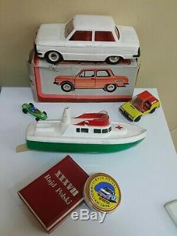 Vintage Prefo Titan Boat Ship Toy Model Battery Operated Germany Ddr Gdr Parts