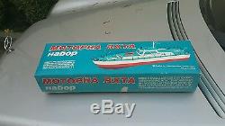 Vintage Prefo Titan Boat Ship Toy Model Battery Operated Germany Ddr Gdr Parts