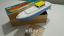 Vintage Prefo Titan Boat Ship Toy Model Battery Operated Germany Ddr Gdr Parts