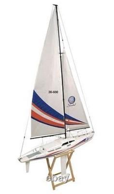 Vintage Pro Boat Sanibel 36 RC Sailboat PRB2400 For Parts READ DESCRIPTION