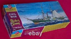 Vintage Pyro Civil War Blockade Runner kit cat. 375-2.98 Parts Sealed Look