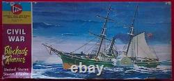 Vintage Pyro Civil War Blockade Runner kit cat. 375-2.98 Parts Sealed Look