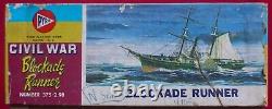 Vintage Pyro Civil War Blockade Runner kit cat. 375-2.98 Parts Sealed Look
