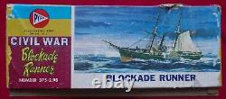 Vintage Pyro Civil War Blockade Runner kit cat. 375-2.98 Parts Sealed Look