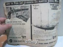 Vintage Pyro Plastics Model DESPATCH No. 9 Diesel Tug Boat For Parts or Repair