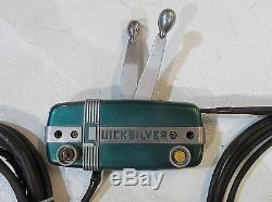 Vintage Quicksilver Mercury Mark 55 Remote Control Box With Key, Harness & Cables