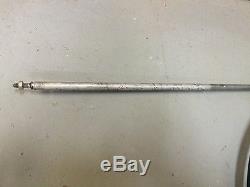 Vintage Quicksilver Ride Guide Boat Metal steering wheel helm complete w cable