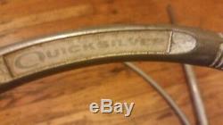Vintage Quicksilver Ride-Guide Mercruiser Steering Wheel and Cable assembly