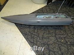Vintage RC 31 1/2 Boat Kyosho Muffler With O. S Motor Parts or Restore