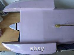 Vintage RC Boat Gas Powered As-is For Parts Zenoah