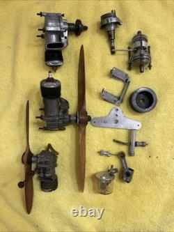 Vintage RC Fuel Motors And Parts For Airplanes And Boats