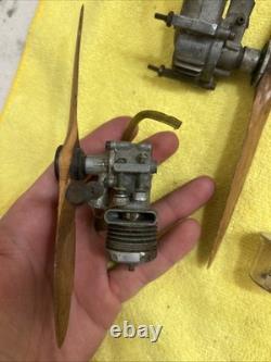 Vintage RC Fuel Motors And Parts For Airplanes And Boats