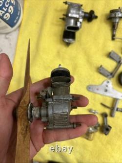 Vintage RC Fuel Motors And Parts For Airplanes And Boats