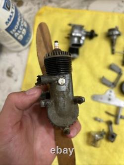 Vintage RC Fuel Motors And Parts For Airplanes And Boats