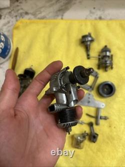 Vintage RC Fuel Motors And Parts For Airplanes And Boats