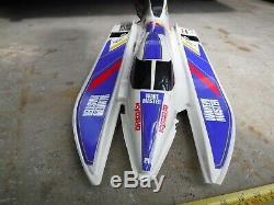 Vintage RC Kyosho BOAT WAVE MASTER DOLPHIN Outboard. Electric Rad-Sales Parts