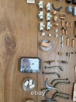 Vintage RC Model Boat Pond Yacht Spare Parts Large Quantity